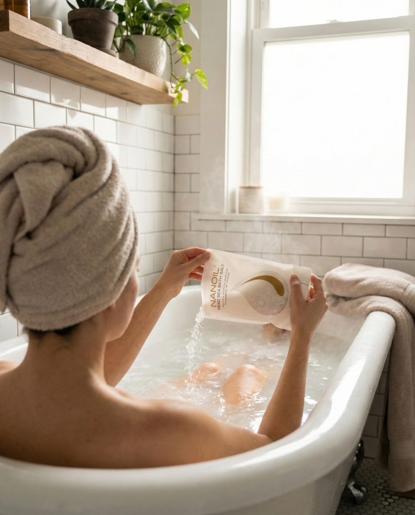 kylpysuola jaloille nanoil